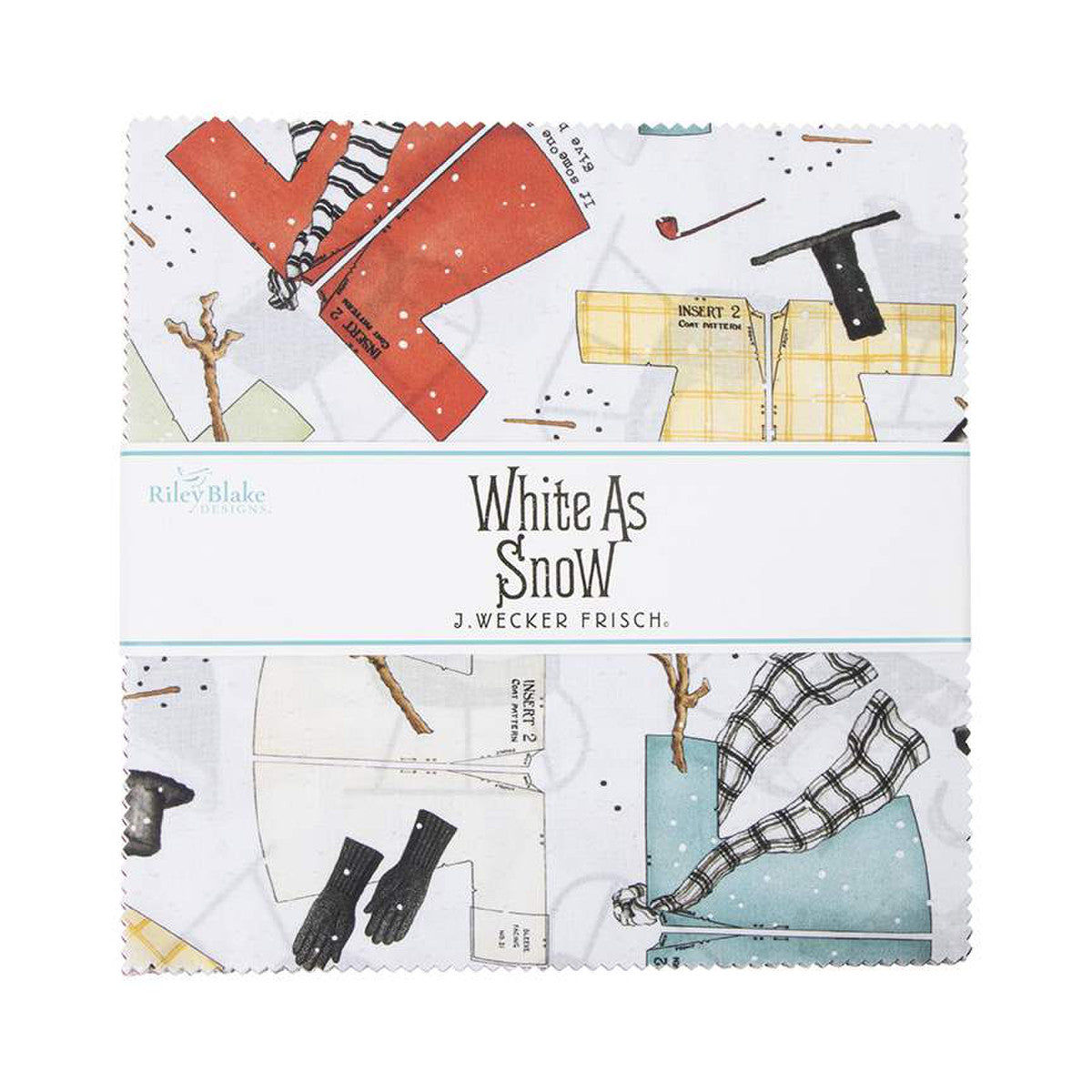 Riley Blake White as Snow 10" Stacker