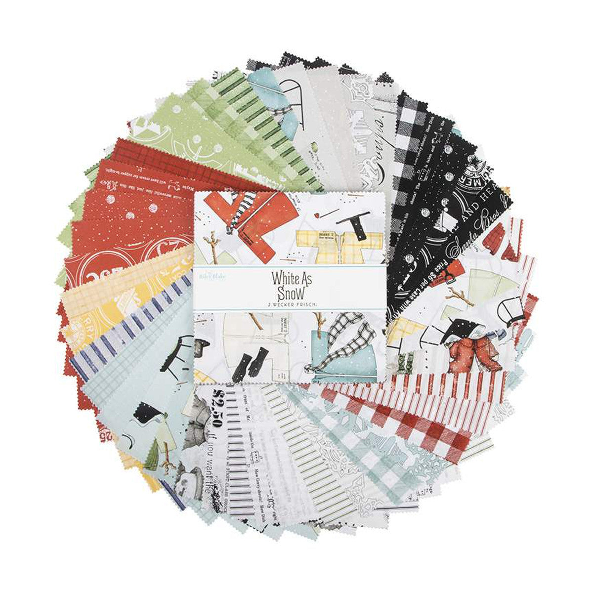 Riley Blake White as Snow 10" Stacker