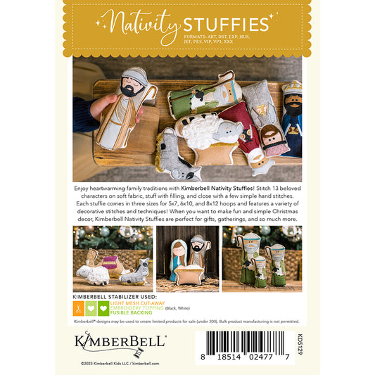 Kimberbell Nativity Stuffies Embroidery CD