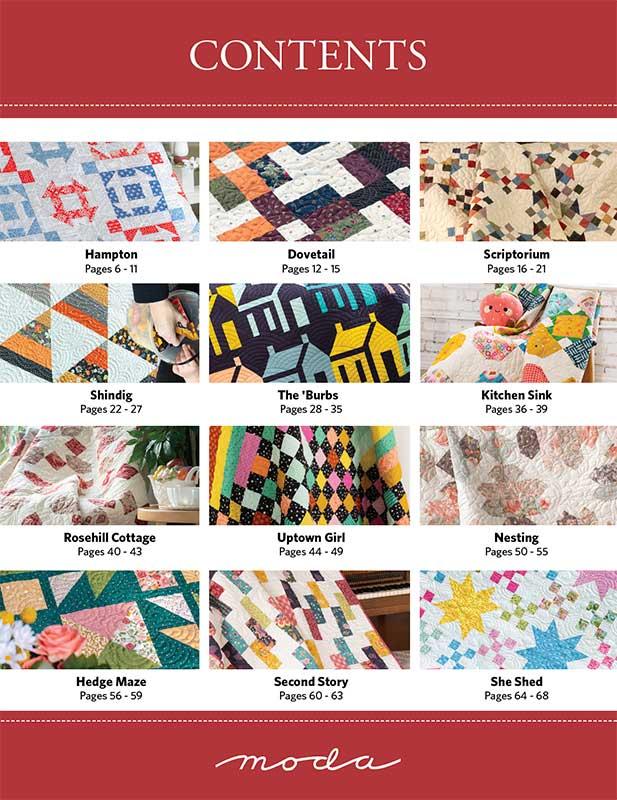 Home - Piece By Piece MOD 1001 MODA Pattern Book