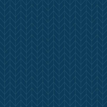 Kimberbell Vintage Flora Dark Blue Chevron # 10337M-N