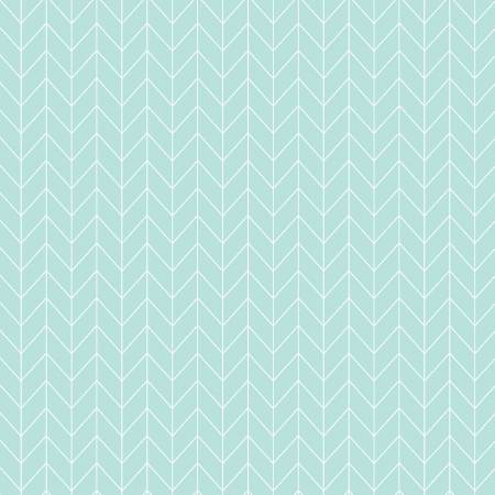 Kimberbell MAS10337-Q Vintage Flora Aqua Chevron