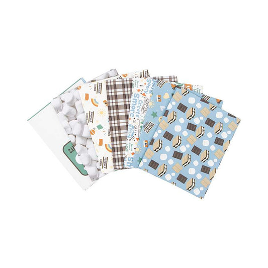 Riley Blake Camp S'mores 1-Yard Bundle Sky (7)
