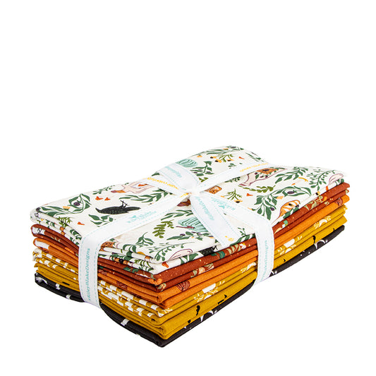 The Apothecary 1 Yard Bundle Cream, 6 Pcs. Designed by Amber Elliot of Alderwood Studio
