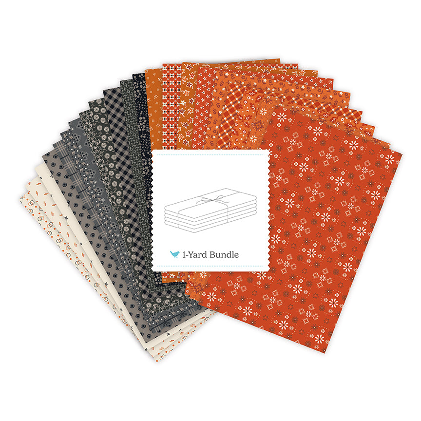 Pre-Order Pumpkin & Licorice 1 Yard Bundle, 21 Pcs. March 2027