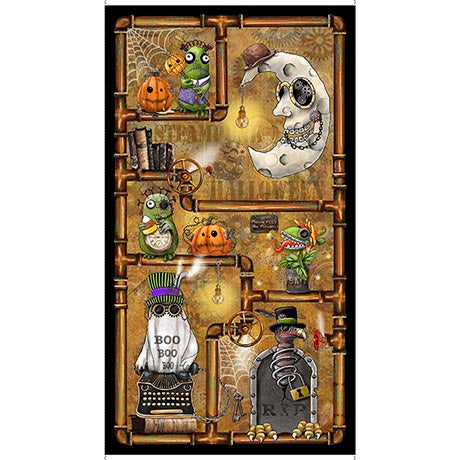 STEAMPUNK HALLOWEEN 3 CHARACTER Panel 31219 -A