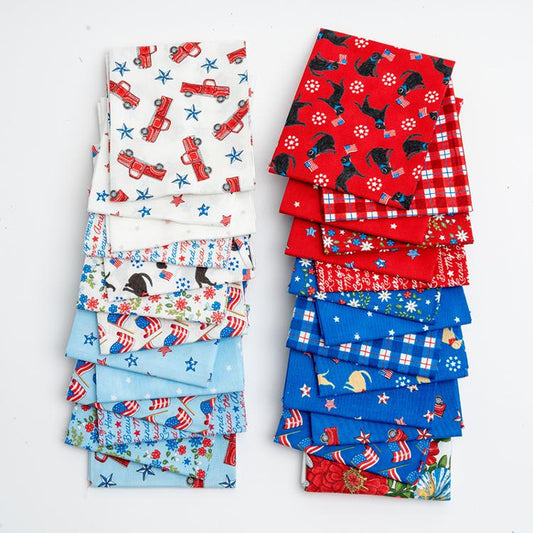 All American 9 x 22 Cut 56020F8 Fat 8th Moda Precuts#1