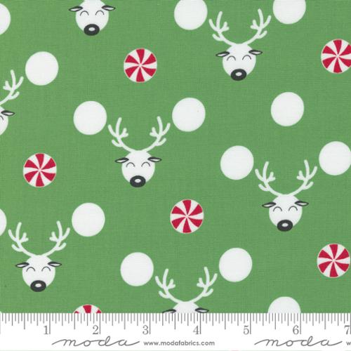 Reindeer Games Evergreen 22440 12 Moda By the yard