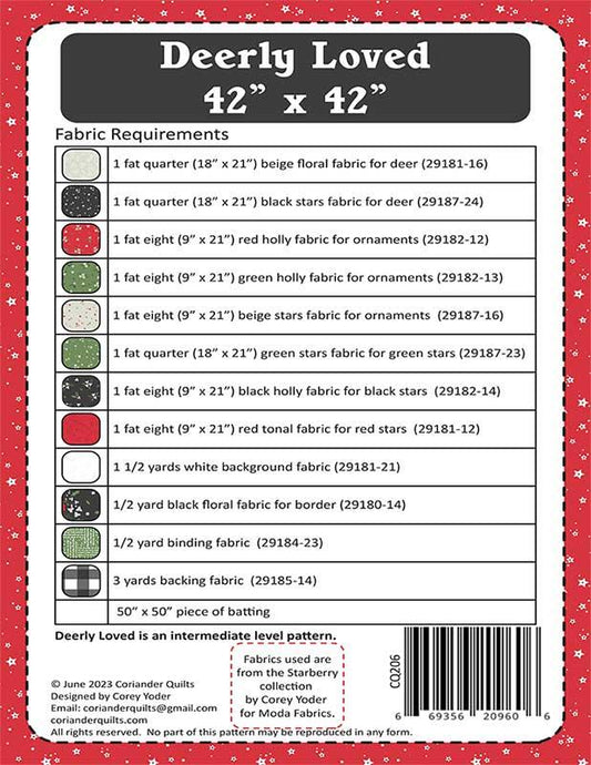 Deerly Loved G CQ 206 Coriander Quilts Corey Yoder