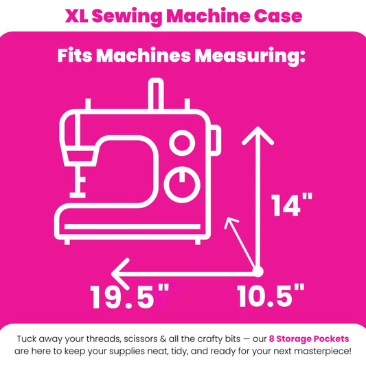 XL 4 Wheel Collapsible Deluxe Rolling Sewing Machine Storage Case, Heather Grey