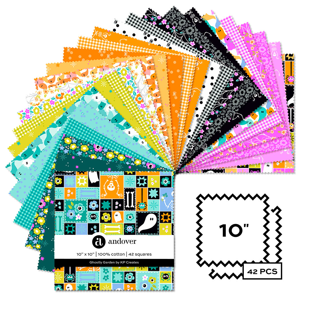 Ghostly Garden Layer Cake 10"x10" 42 cuts