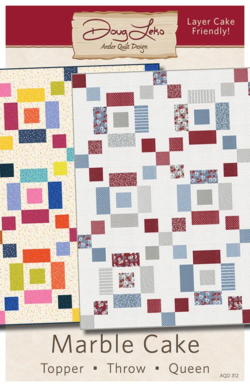 Marble Cake G AQD 312 Antler Quilt pattern
