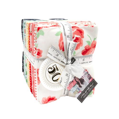 Summertime fat quarters AB 40 skus 55320AB Moda Precuts Camille Roskelley