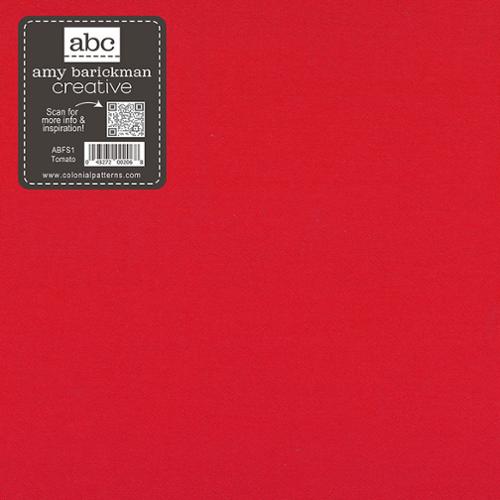 Dyed Flour Sack Towel Tomato ABFS1 Aunt Martha