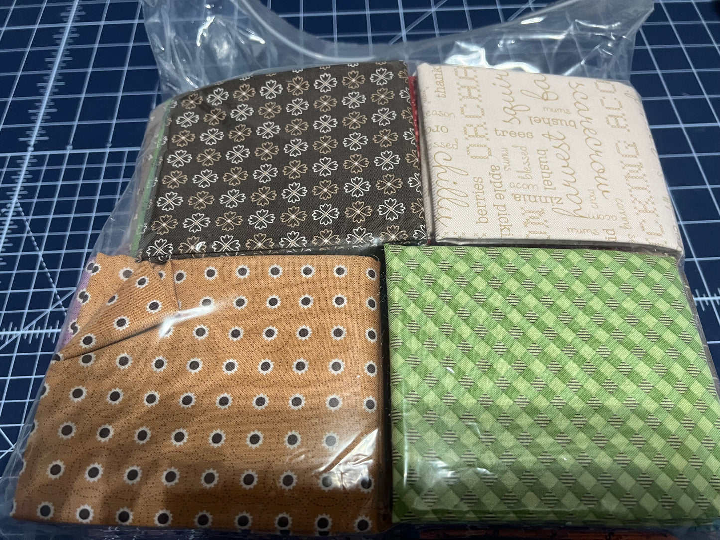 Lori Holt Autumn Fat Quarter Bundle. 42 Pieces for a total of 10.5 yards.