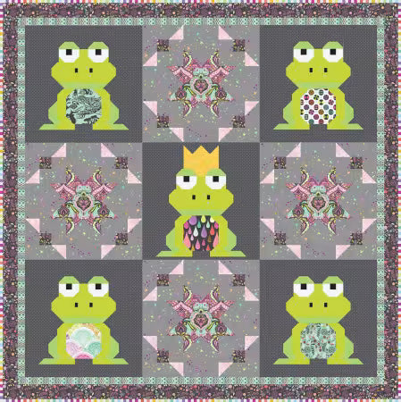 Kiss Me, I'm Charming! Quilt Pattern # AEKM0226 From Art East Quilting CO pre-order