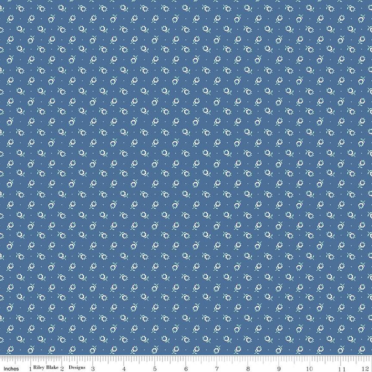 Lori Holt Home Town Butterfield Denim by the yard