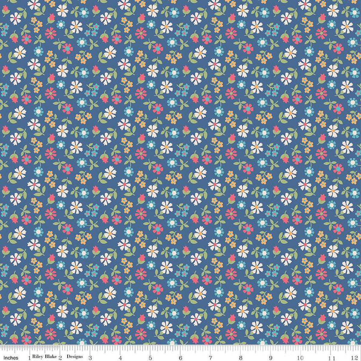 Lori Holt Mercantile Remembrance Denim By the yard