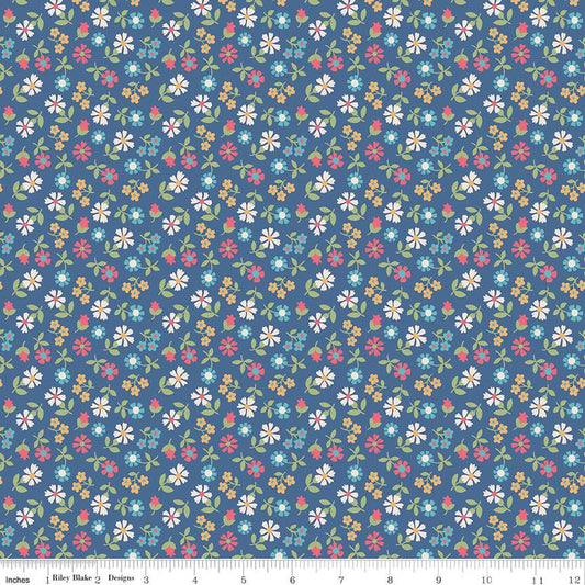 Lori Holt Mercantile Remembrance Denim By the yard