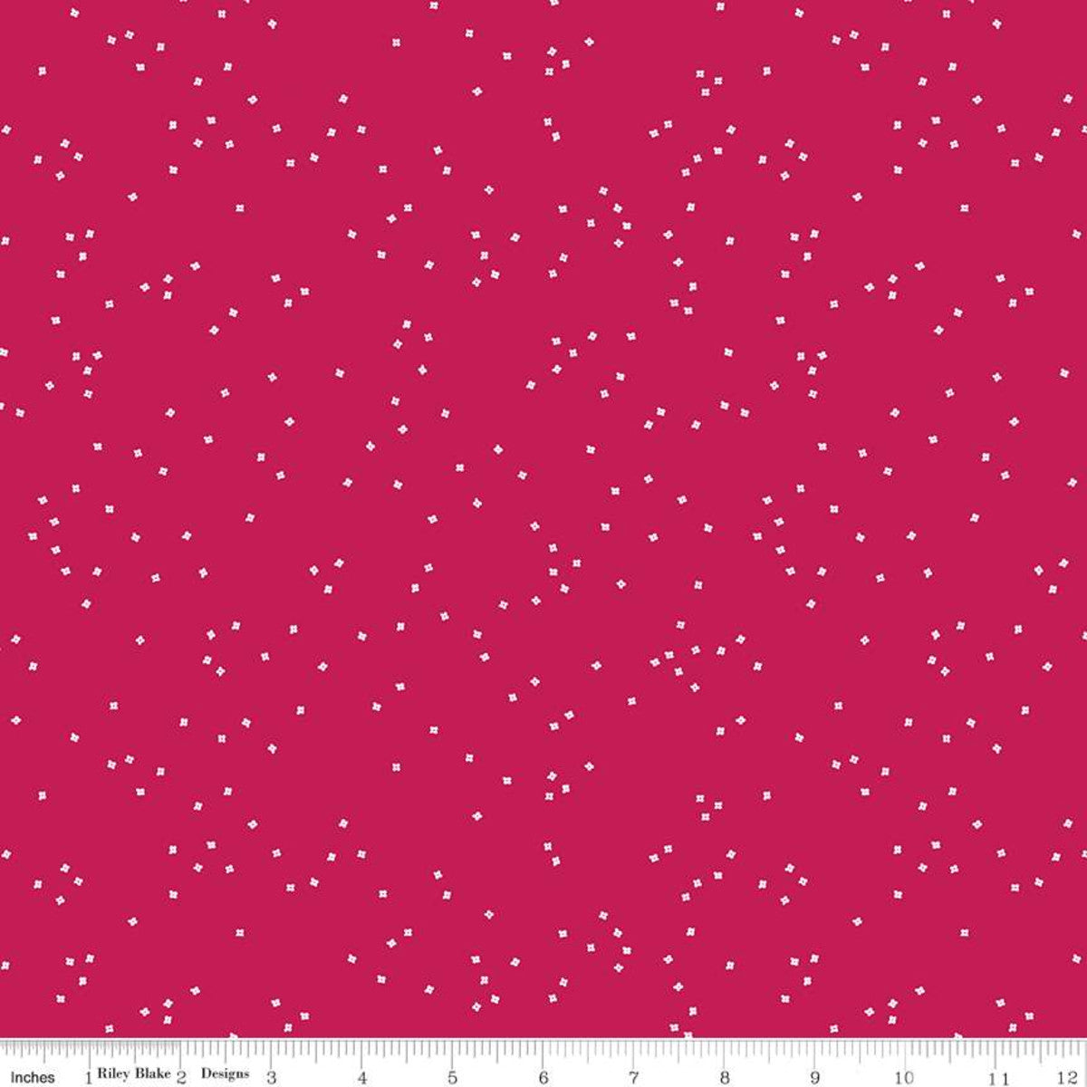 Riley Blake Blossom Cranberry by the yard