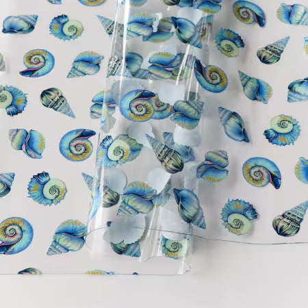 Pre-order Tula Pink Floral Reef Collection: Lil' Shelly Vinyl 1/2 Yard Cut # HCVTPLI