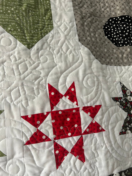 Homemade Moose Quilt