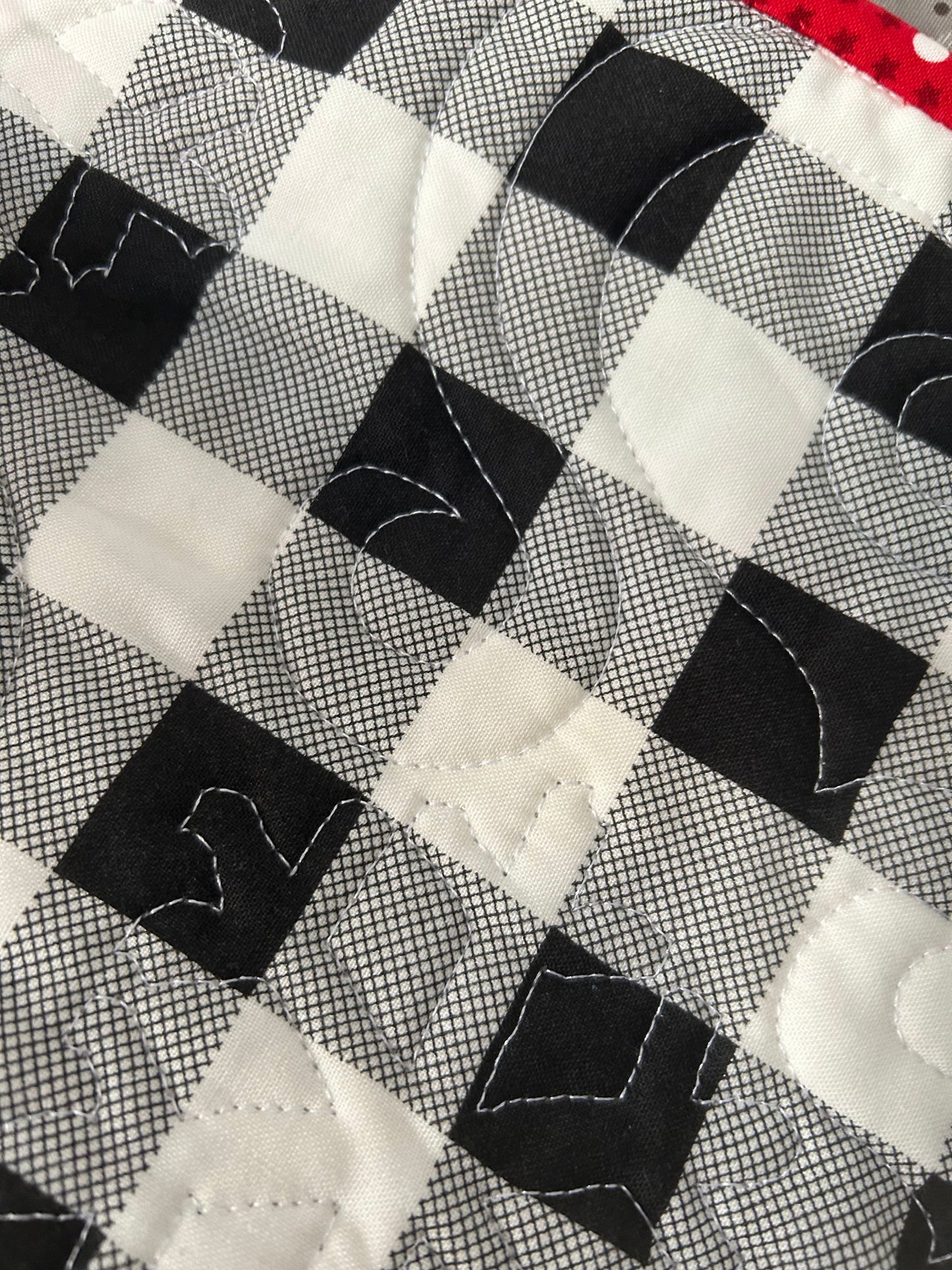 Homemade Moose Quilt