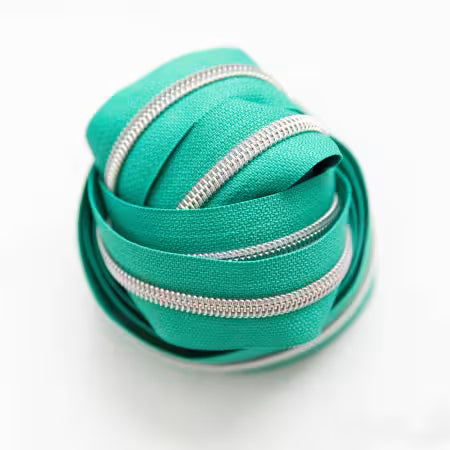 Knot & Thread Zippers by the Yard Sea Glass 3yds # KAT-ZIP10