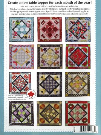 Kimberbell Cuties 12 Seasonal Tabletoppers book # KD701