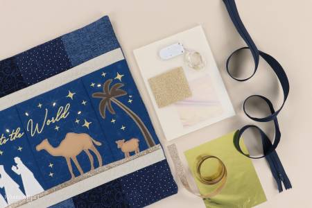 Kimberbell Nativity Bench Pillow Embellishment Kit # KDKB1279