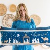 Kimberbell Nativity Bench Pillow Embroidery CD # KD5127