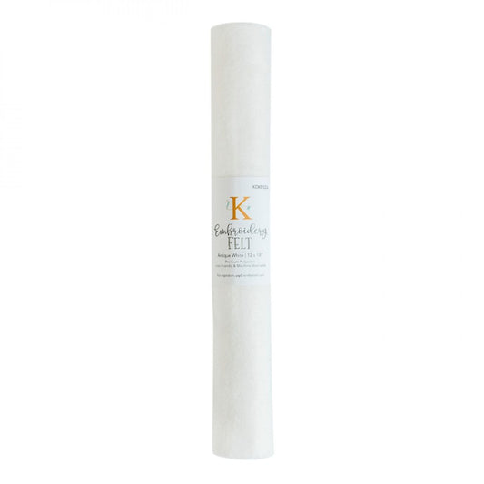 Kimberbell Embroidery Felt 12" x 18", Antique White KIDKB1234