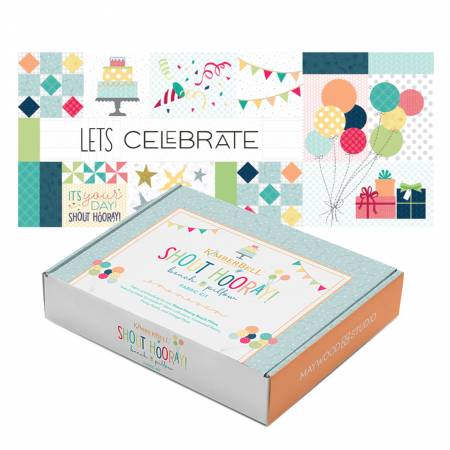 Kimberbell Shout Hooray Bench Pillow Fabric Kit  # KIT-MASSHHBP