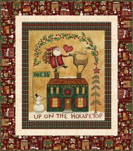 Up on the Housetop Panel Quilt Boxed Kit