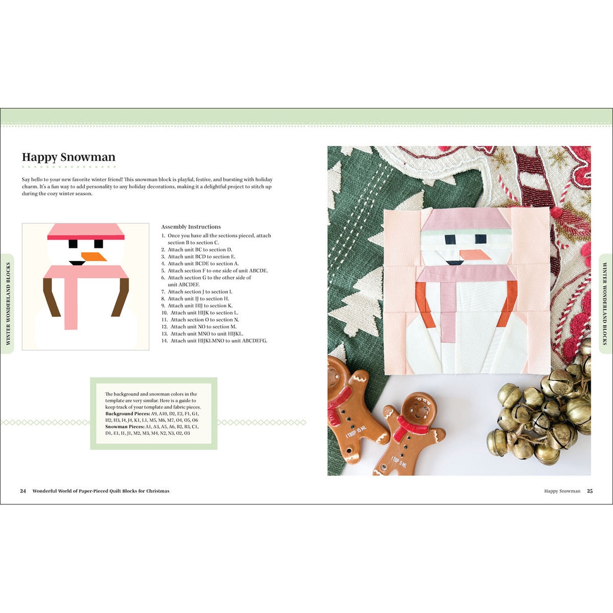 Pre-Order Liza Taylor Wonderful World of Paper-Pieced Quilt Blocks for Christmas