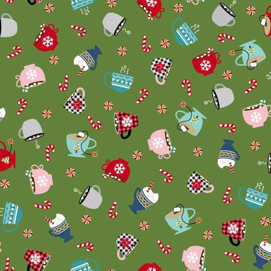 Kimberbell Cup of Cheer Fabric Designers: Kim Christopherson, by the yard