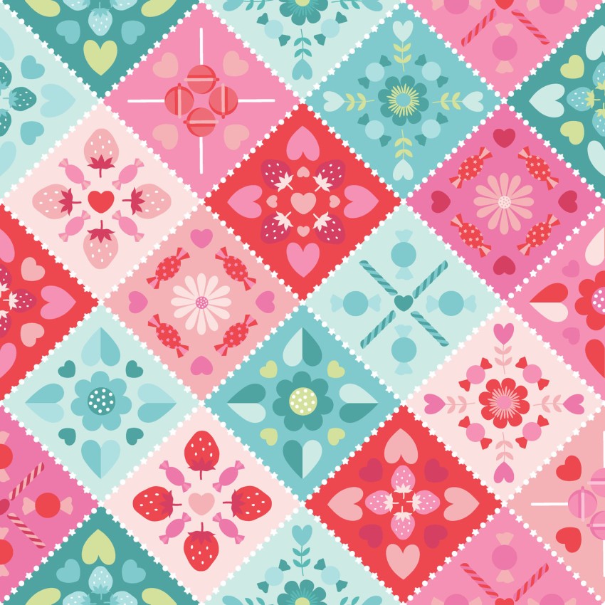 Pre-Order Sweet Shoppe Designer: Kimberbell Candy Kaleidoscope - Canvas by the yard