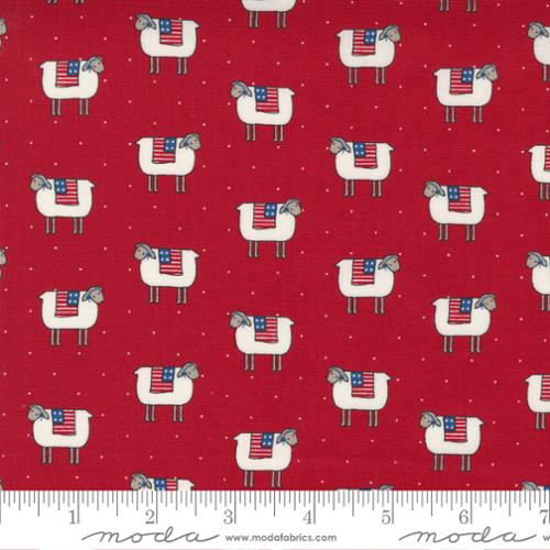 Prairie Days Prairie Red 2991 12 Moda #1 By the yard