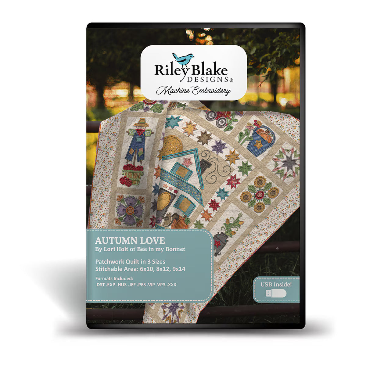Lori Holt Autumn Love Embroidery UBS Quilt Nov 2024