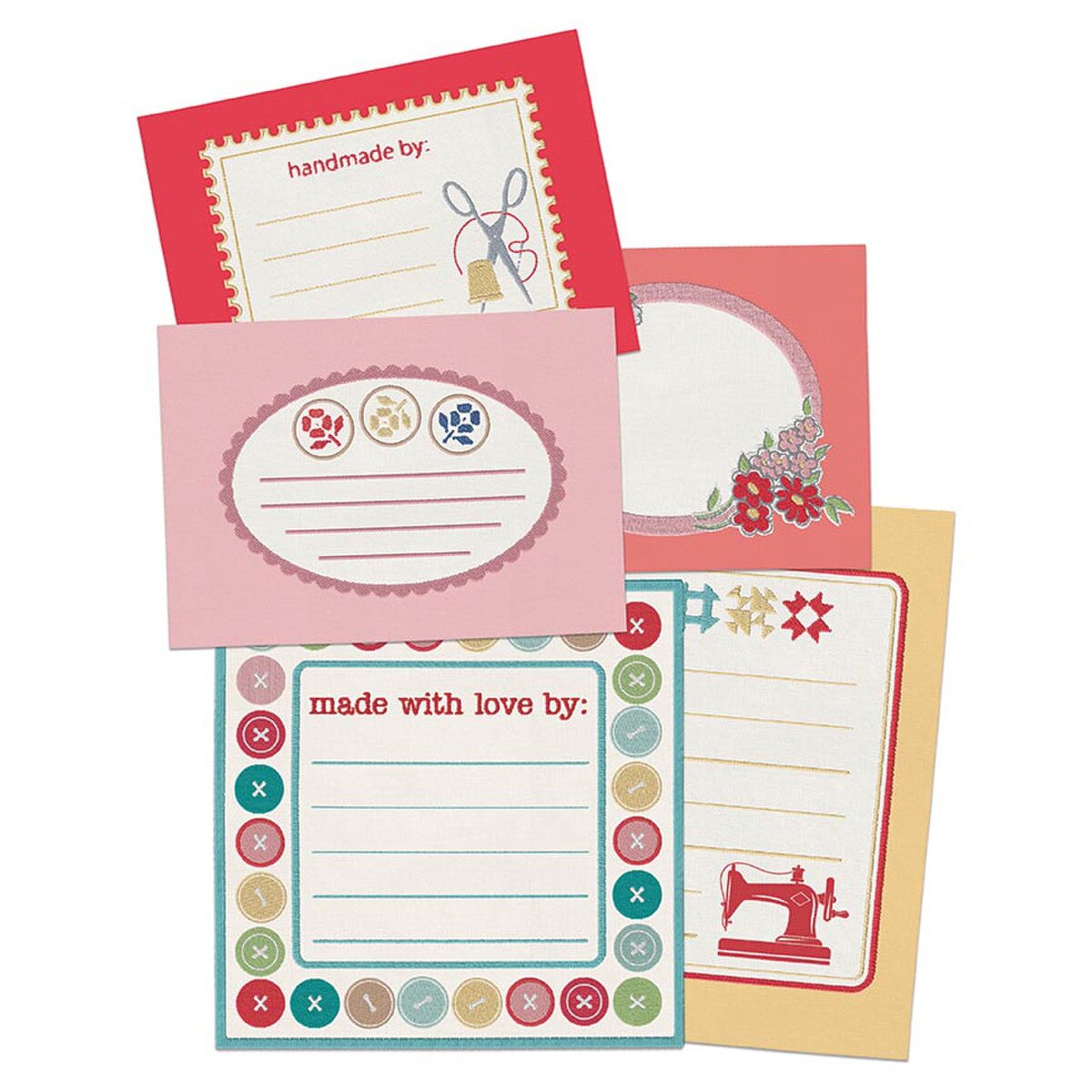 Pre-Order Machine Embroidery Cute Quilt Labels April 2027