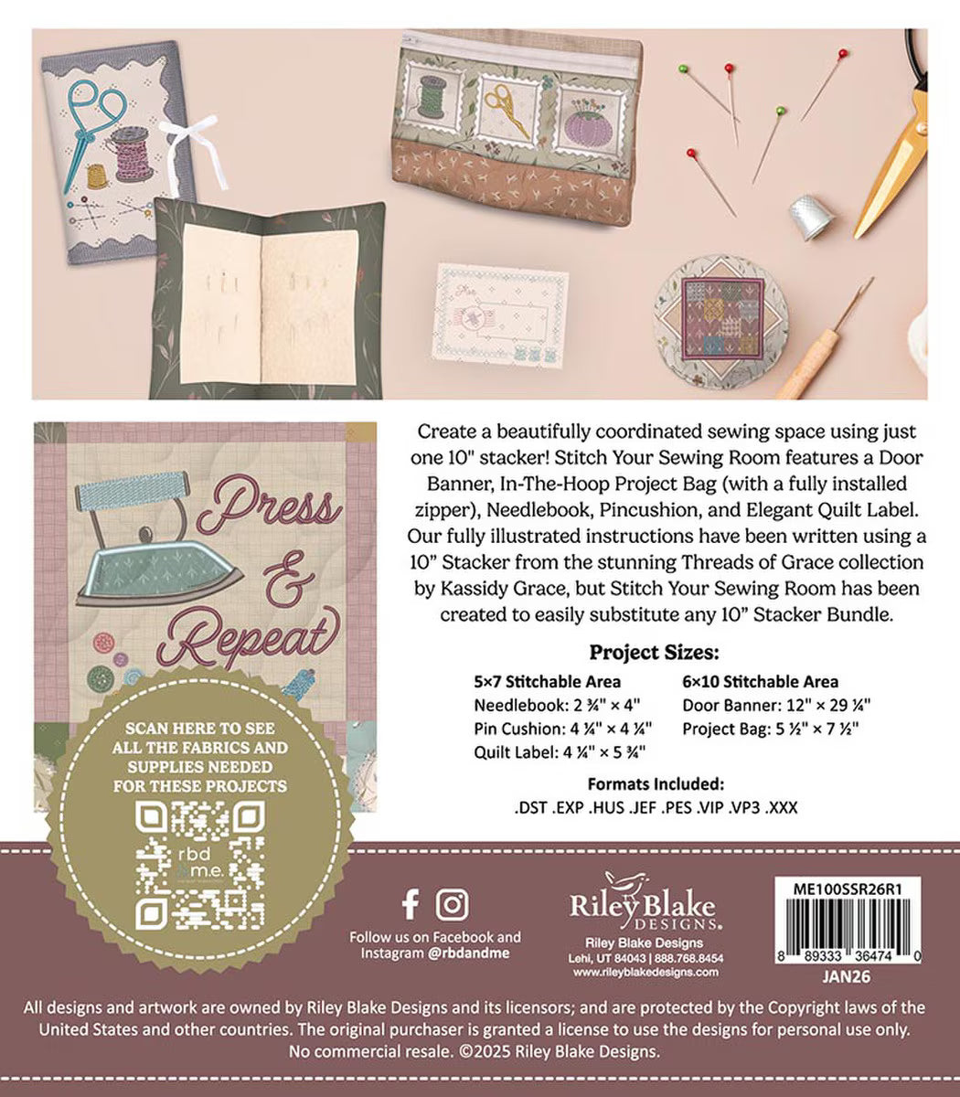 Machine Embroidery Stitch Your Sewing Room FEB 2026