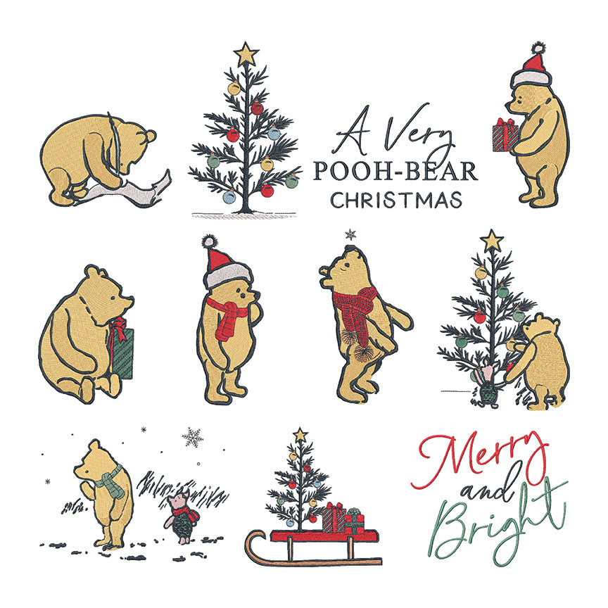 Riley Blake Winnie-the-Pooh Christmas Assets - RBD & M.E.™ USB