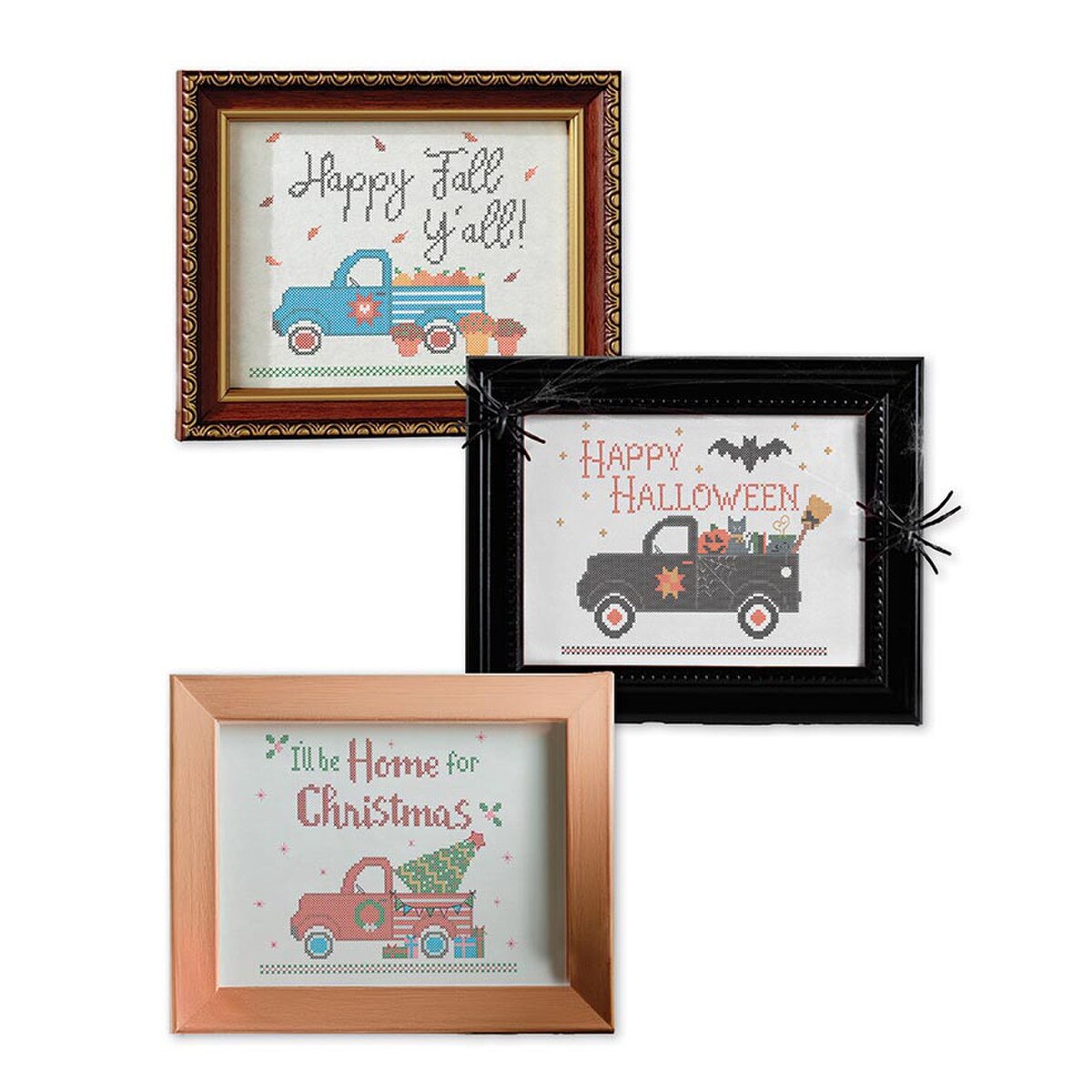 Pre-order Machine Embroidery Vintage Holiday Trucks Volume 1 (June 2026)