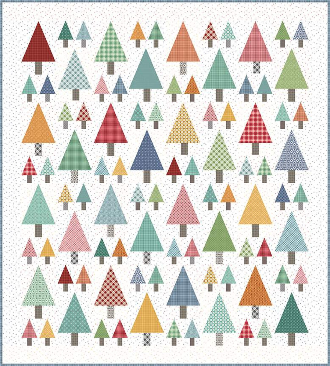 Lori Holt Bee in my Bonnet Plaid Pines Quilt Pattern