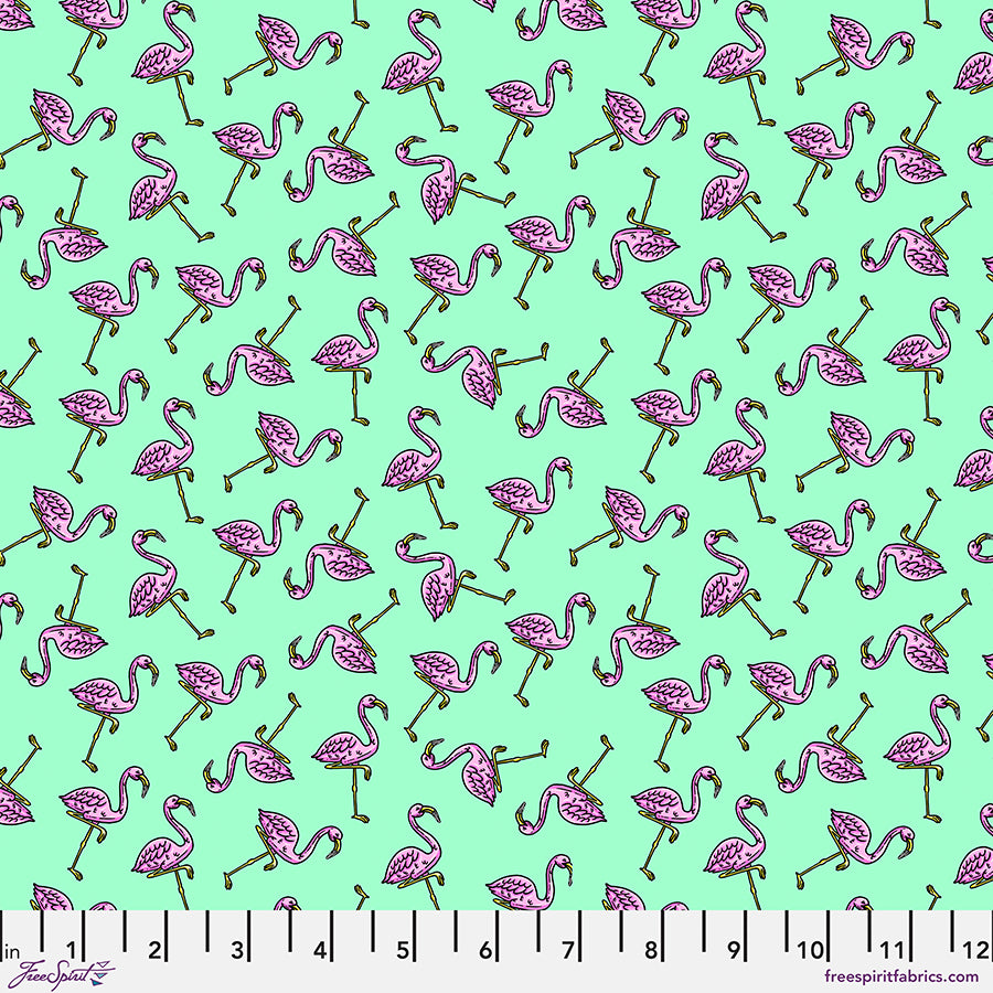 Mulga Kongz by Mulga with Free Spirit 1 yard bundle (8 total yards)