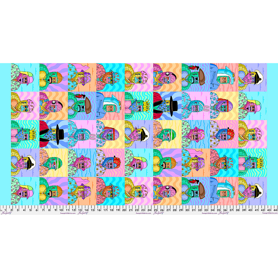 Mulga Kongz by Mulga with Free Spirit 1 yard bundle (8 total yards)