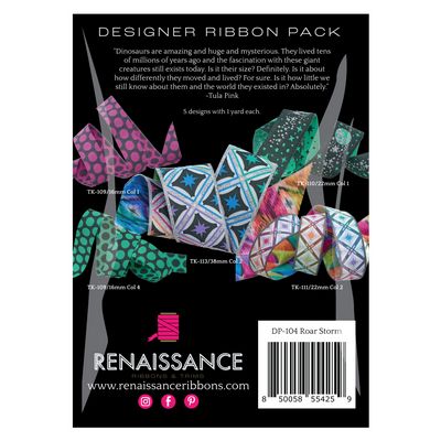 Tula Pink Roar! Storm Designer Pack Ribbon RRDP104