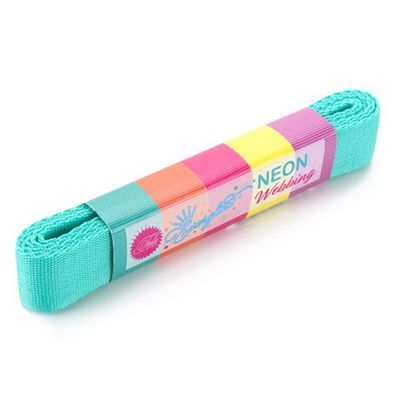 2yd Spirit/Teal 1in EverGlow Webbing-Tula Pink RRTKP92210