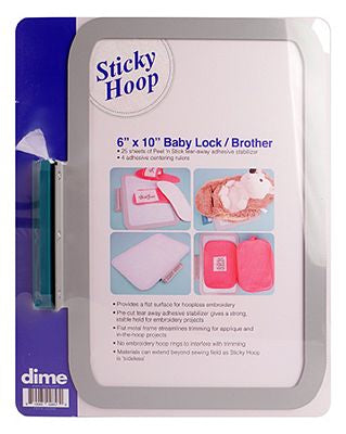 Sticky Hoop Brother Babylock 6 in x 10 in SH00A8S