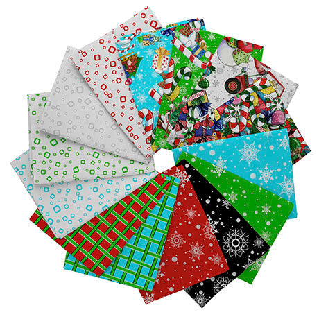 Desiree's Designs SNOWMAN FOLLIES Fat Quarter Bundle SNFL -3PKR
